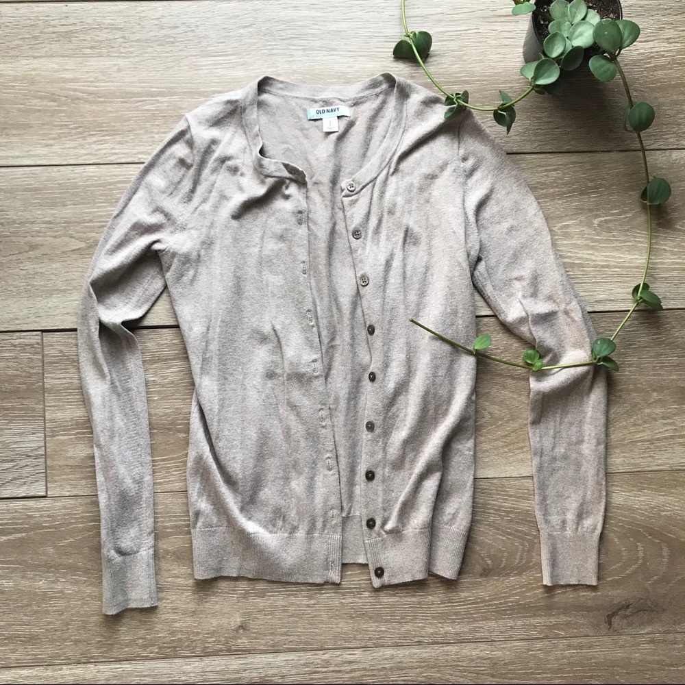 Practically New Light Brown Cardigan